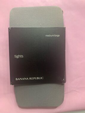 Banana Republic Gray Hosiery Tights.